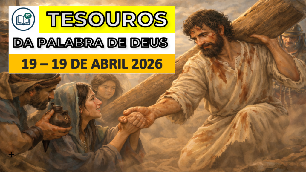 Tesoros de la Biblia semana del 13 al 19 de abril de 2026