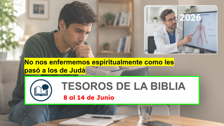 Tesoros de la biblia para la semana del 8 al 14 de junio de 2026