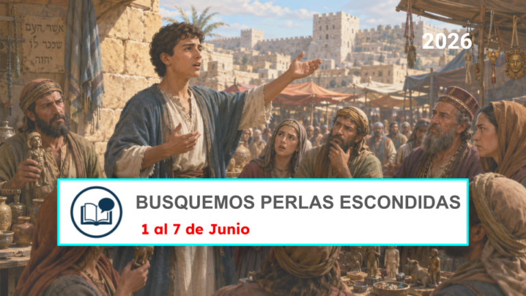 Busquemos Perlas Escondidas para la semana del 1 al 7 de Junio