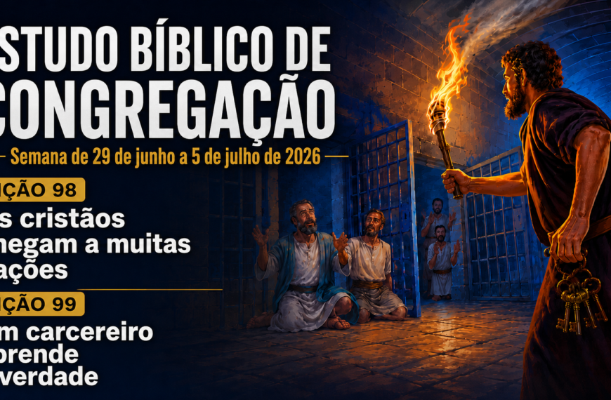 Estudio Bíblico de Congregación semana del 29 de junio al 5 de julio de 2026