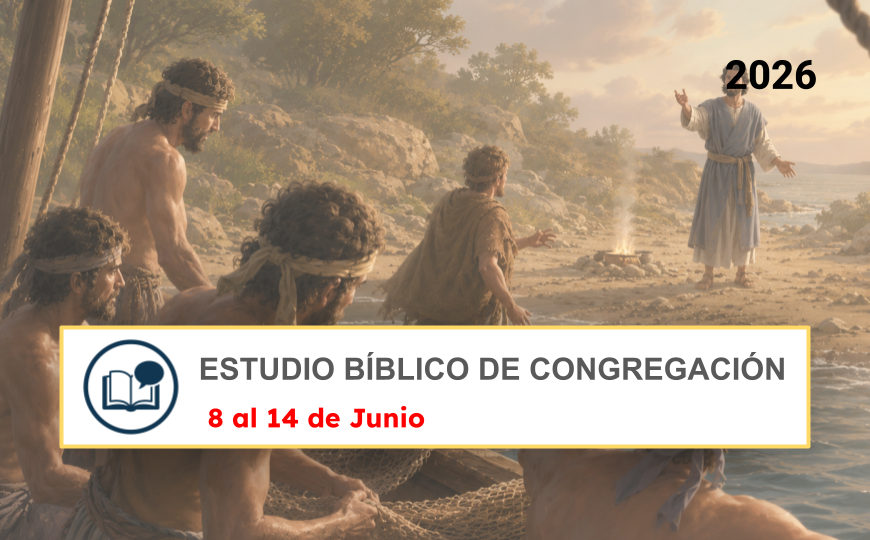 Estudio del Libro de Congregación para la semana del 8 al 14 de junio de 2026