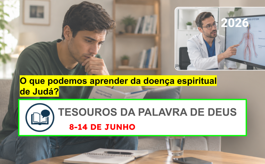 Comentários para a reunião TJ Tesoros de la biblia para la semana del 8 al 14 de junio de 2026