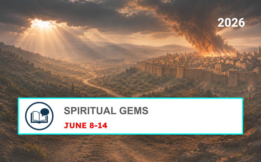 Comments for the JW Meeting Busquemos Perlas Escondidas para la semana del 8 al 14 de junio 2026