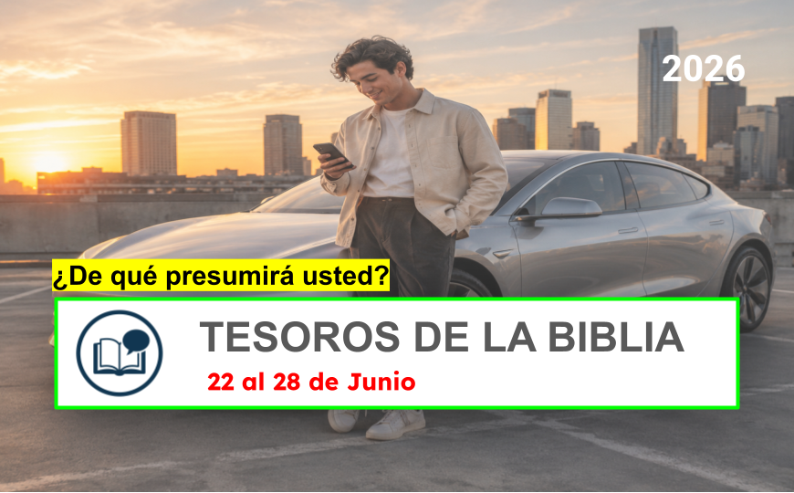 Tesoros de la Biblia para la semana del 22 al 24 de Junio de 2026