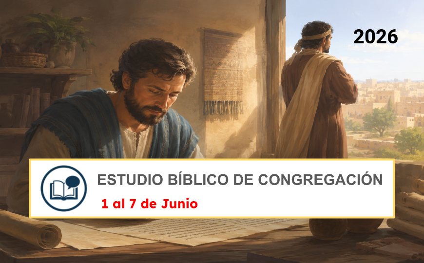 Comments for the JW Meeting Estudio del Libro semana del1 al 7 de Junio de 2026 con comentarios breves y prácticos.