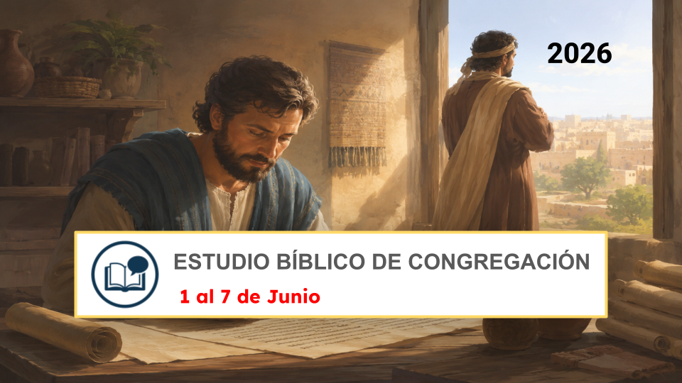 Estudio del Libro semana del1 al 7 de Junio de 2026 con comentarios breves y prácticos.