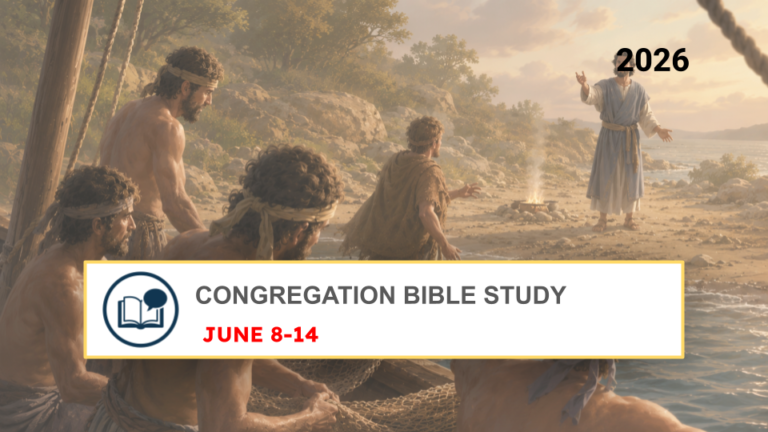Estudio del Libro de Congregación para la semana del 8 al 14 de junio de 2026