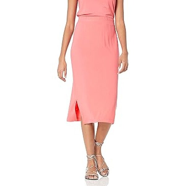 Falda de punto midi cómoda