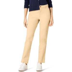 Pantalón chino elástico mujer