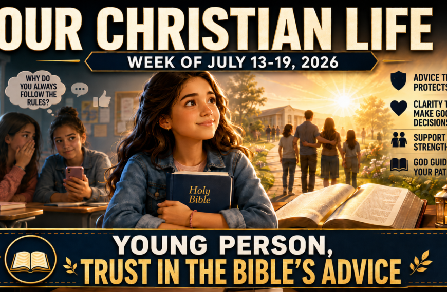 Comments for the JW Meeting Nuestra Vida Cristiana semana del 13 al 19 de julio 2026