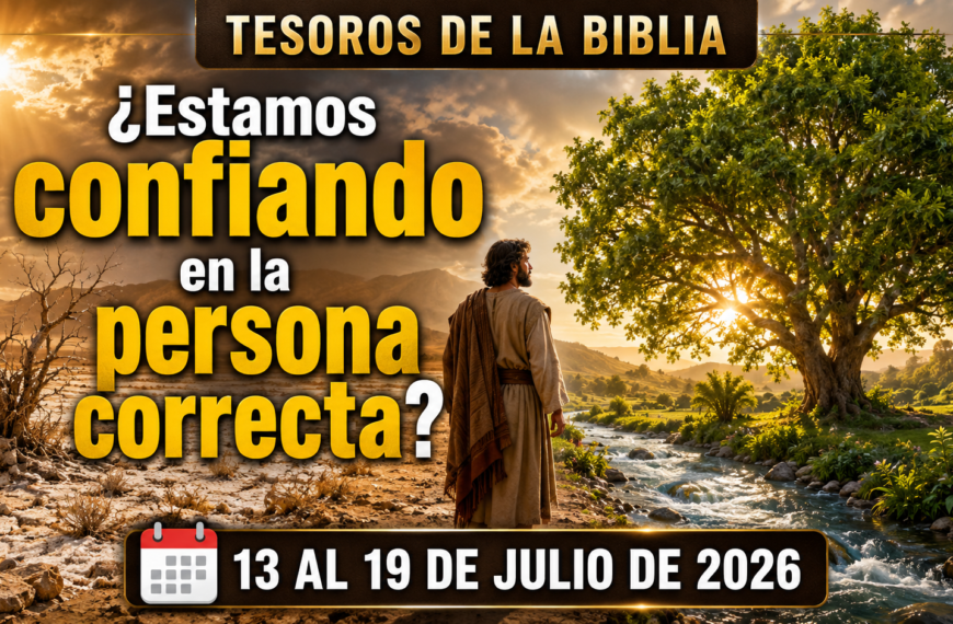 Schätze aus Gottes Wort Tesoros de la Biblia para la semana del 13 al 19 de julio de 2026