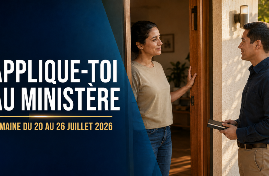 Applique-toi au ministère Seamos Mejores Maestros para la semana del 20 al 26 de julio