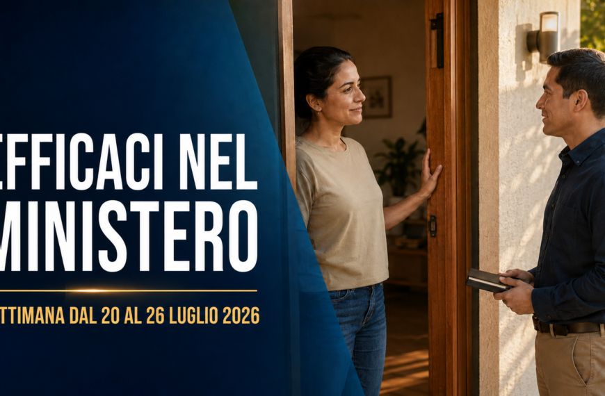 Efficaci nel ministero Seamos Mejores Maestros para la semana del 20 al 26 de julio