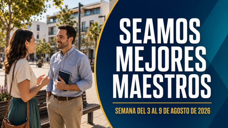 Seamos Mejores Maestros semana del 3 al 9 de agosto de 2026