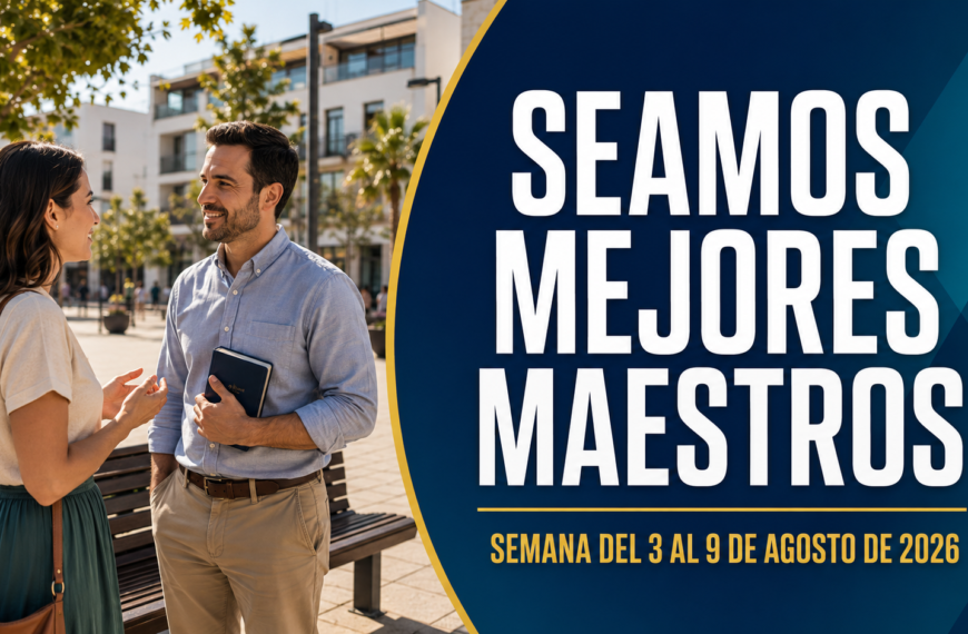 Seamos Mejores Maestros semana del 3 al 9 de agosto de 2026