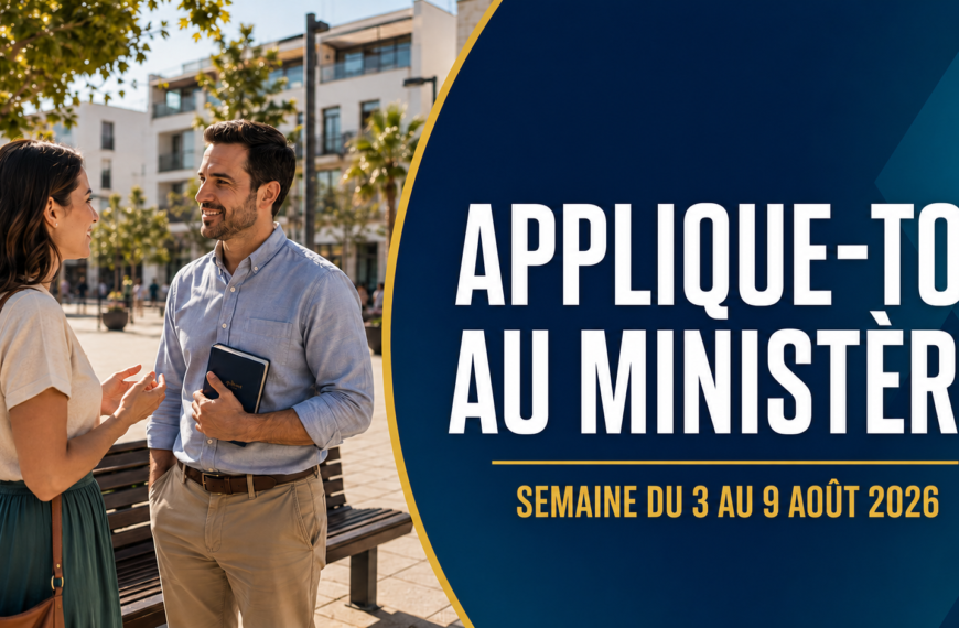Applique-toi au ministère S