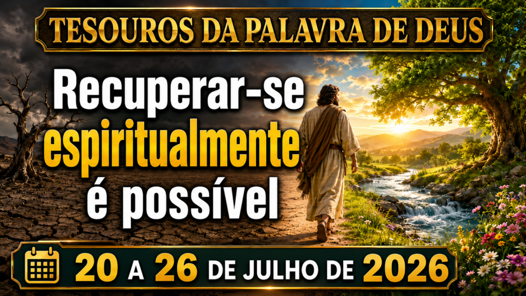 Tesoros de la Biblia semana del 20 al 26 de Julio de 2026