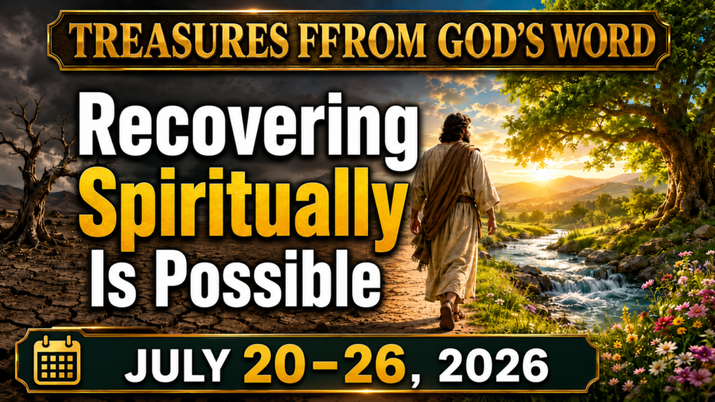 Tesoros de la Biblia semana del 20 al 26 de Julio de 2026