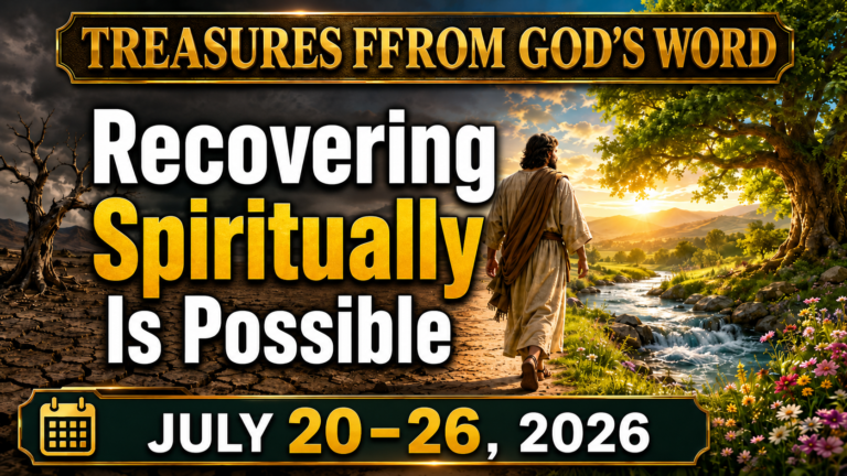 Treasures From God’s Word for the Week of July 20-26, 2026