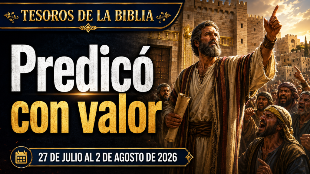 Tesoros de la Biblia semana del 27 de julio al 2 de agosto 2026