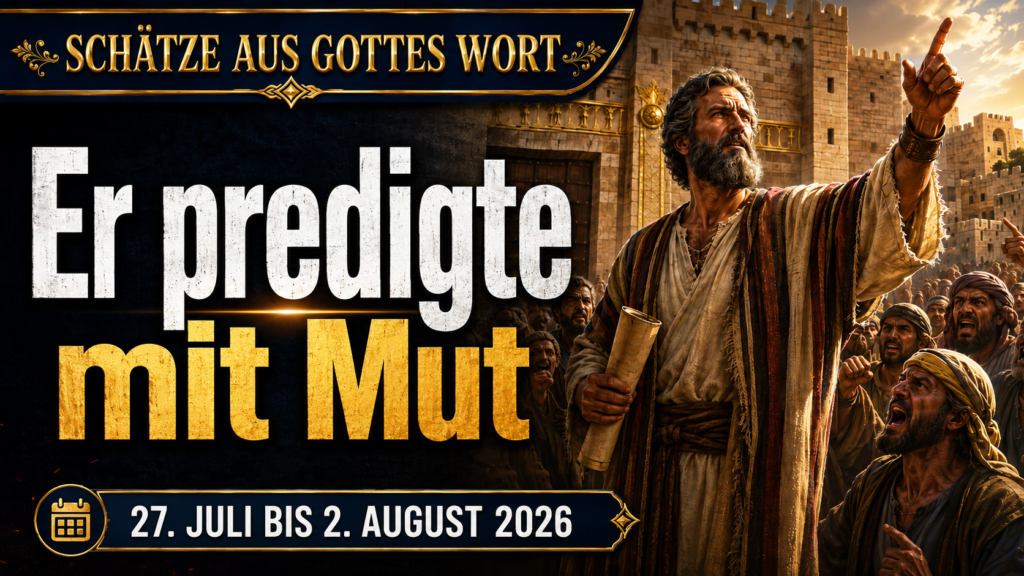 Tesoros de la Biblia semana del 27 de julio al 2 de agosto 2026