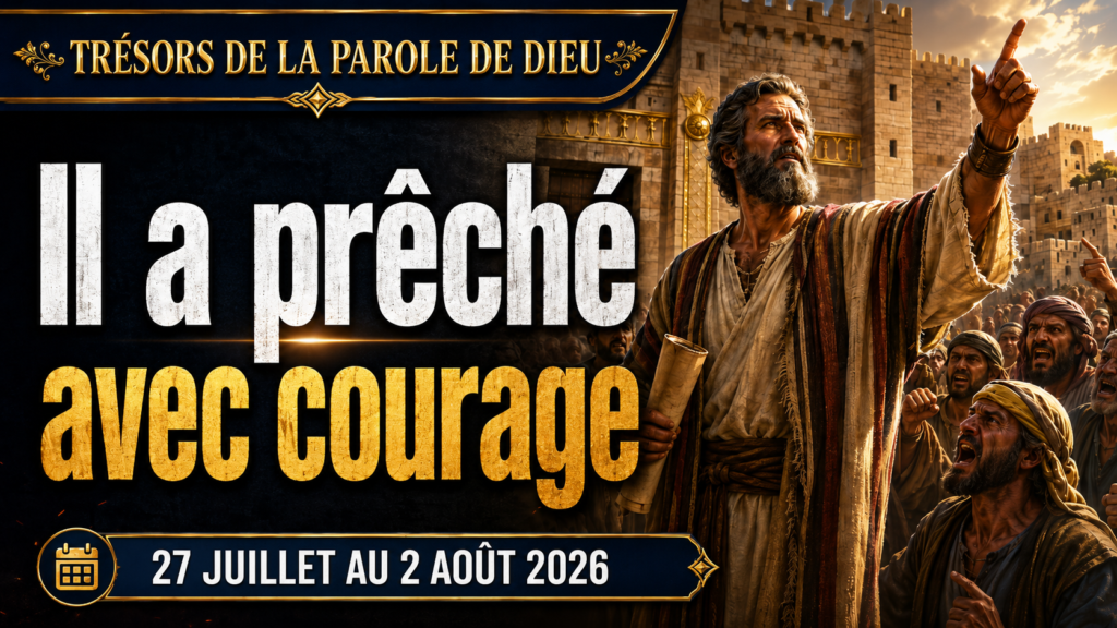 Tesoros de la Biblia semana del 27 de julio al 2 de agosto 2026