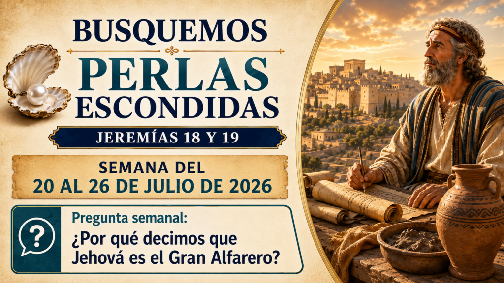 Busquemos Perlas Escondidas semana del 20 al 26 de julio de 2026