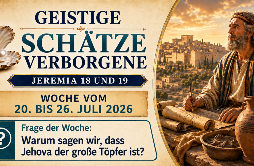 Nach geistigen Schätzen graben Busquemos Perlas Escondidas semana del 20 al 26 de julio de 2026