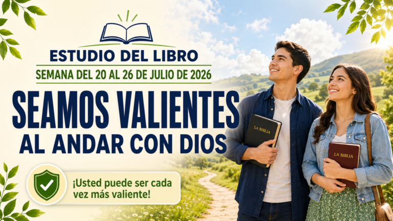 Estudio del Libro semana del 20 al 26 de julio 2026