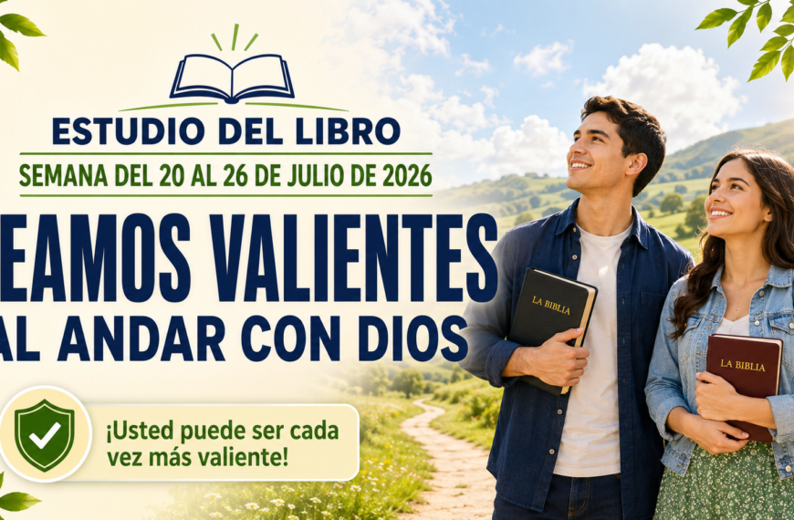 Estudio del Libro semana del 20 al 26 de julio 2026