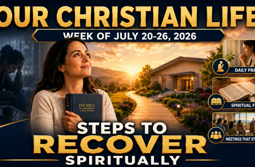 Comments for the JW Meeting Nuestra Vida Cristiana semana del 20 al 26 de julio de 2026