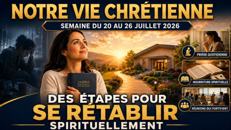 Nuestra Vida Cristiana semana del 20 al 26 de julio de 2026