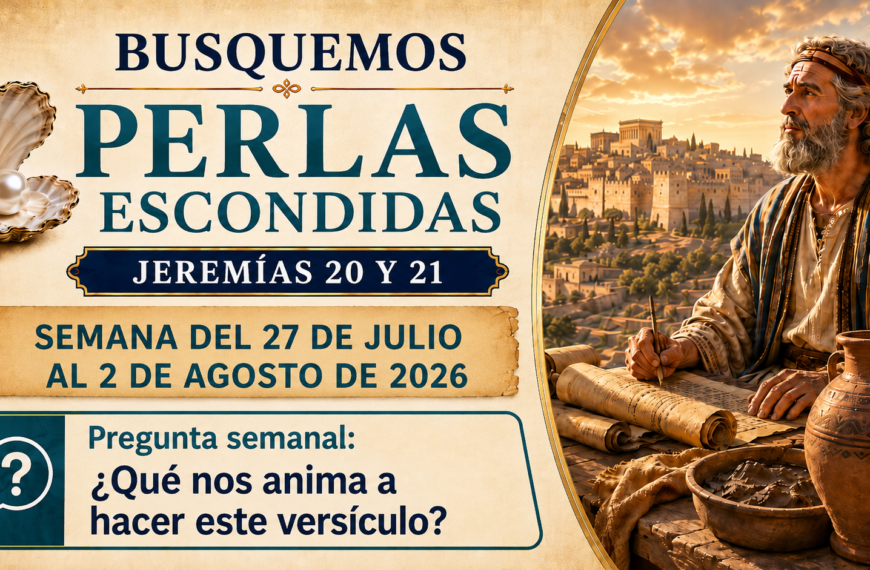 Busquemos Perlas Escondidas semana del 27 de julio al 2 de agosto de 2026