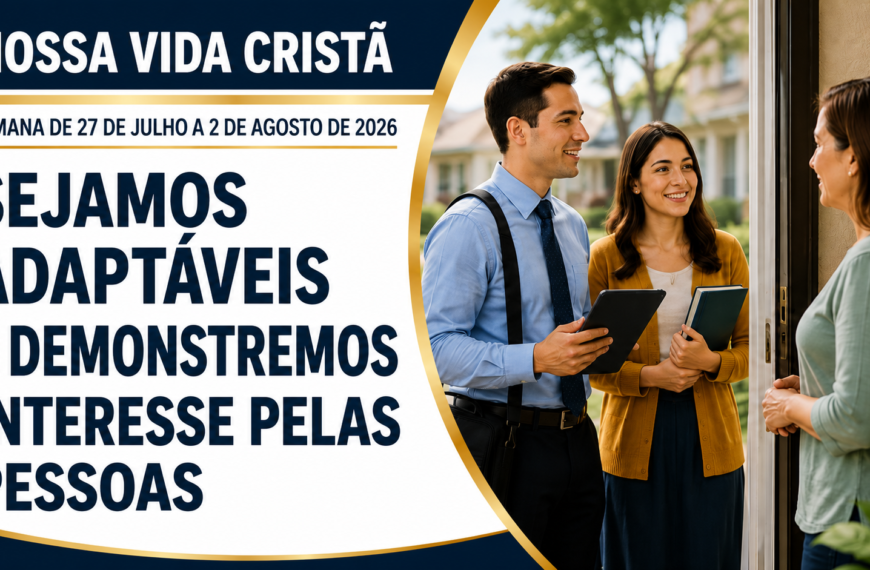 Nuestra Vida Cristiana para la semana del 27 de julio al 2 de agosto 2026