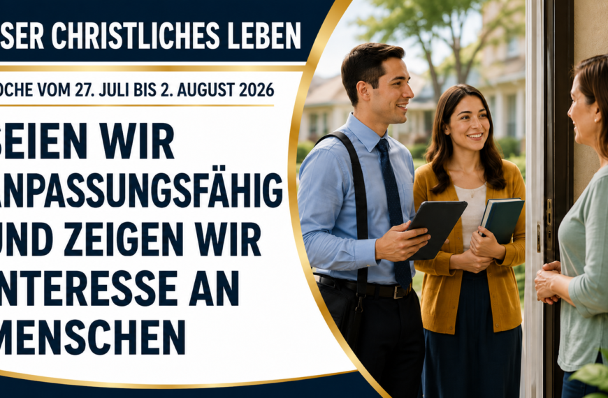 Unser Leben als Christ Nuestra Vida Cristiana para la semana del 27 de julio al 2 de agosto 2026