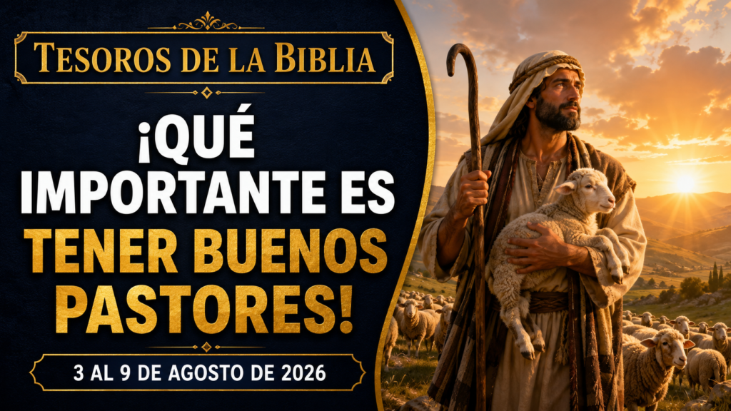 Tesoros de la Biblia para la semana del 3 al 9 de Agosto de 2026 Tesoros de la Biblia semana del 3 al 9 de agosto de 2026