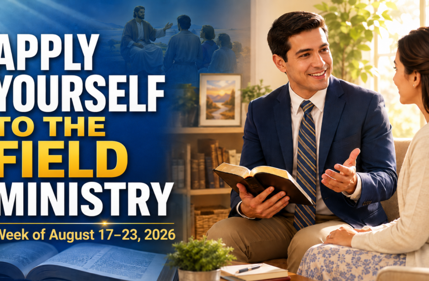 Comments for the JW Meeting Seamos Mejores Maestros para la semana del