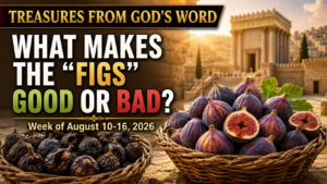 Treasures From God’s Word for the week of August 10-16, 2026