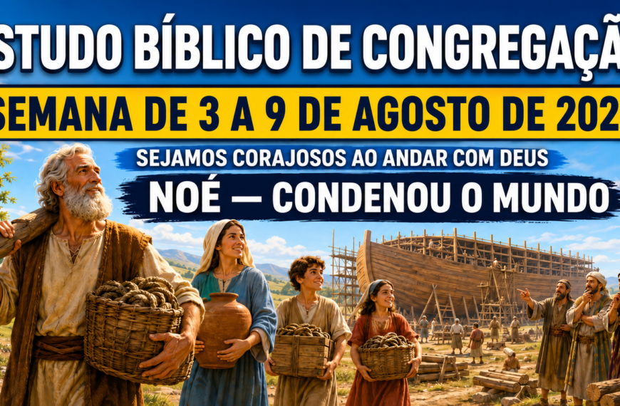 Comentários para a reunião TJ Estudio del Libro para la semana del 3 al 9 de agosto de 2026