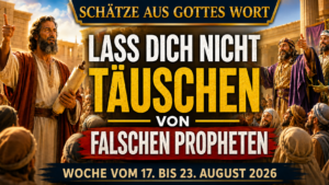 Schätze aus Gottes Wort für die Woche vom 17. bis 23. August 2026