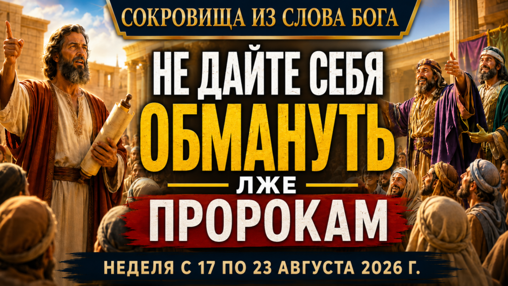 Сокровища из Слова Бога на неделю 17–23 августа 2026 года Tesoros de la Biblia semana del 17 al 23 de agosto de 2026