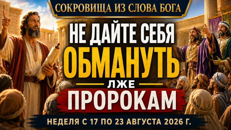 Сокровища из Слова Бога на неделю 17–23 августа 2026 года