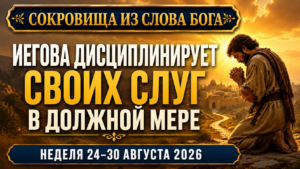 Сокровища из Слова Бога на неделю 24–30 августа 2026 года