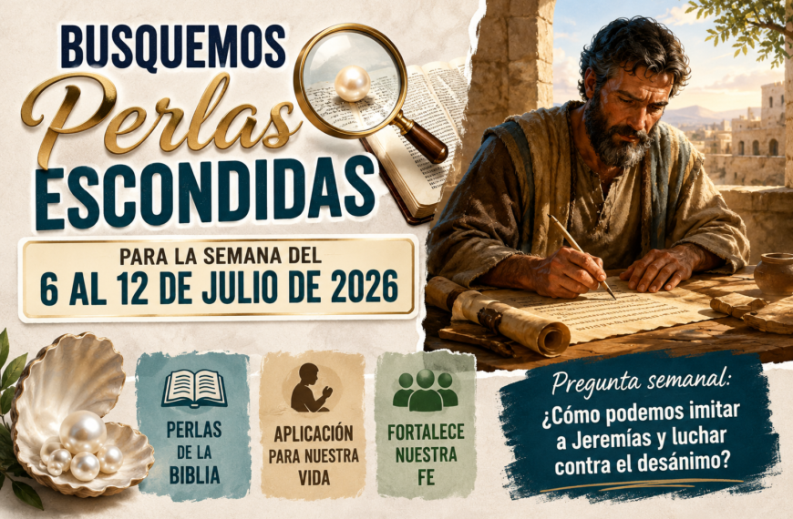 Busquemos Perlas Escondidas semana del 6 al 12 de julio de 2026