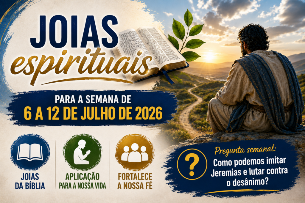 Joias Espirituais para a Semana de 6 a 12 de Julho de 2026 Busquemos Perlas Escondidas semana del 6 al 12 de julio de 2026