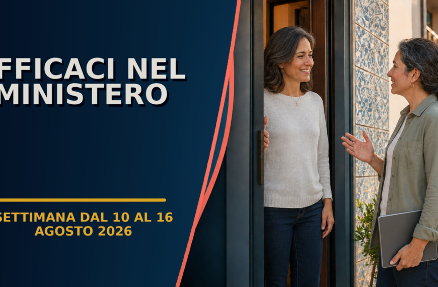 Efficaci nel ministero Seamos Mejores Maestros de la semana del 10 al 16 de Agosto de 2026