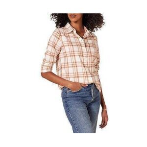 Blusa camisera de lino manga larga