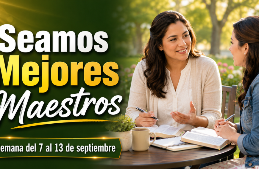 Seamos Mejores Maestros Seamos Mejores Maestros de la semana del 7 al 13 de septiembre