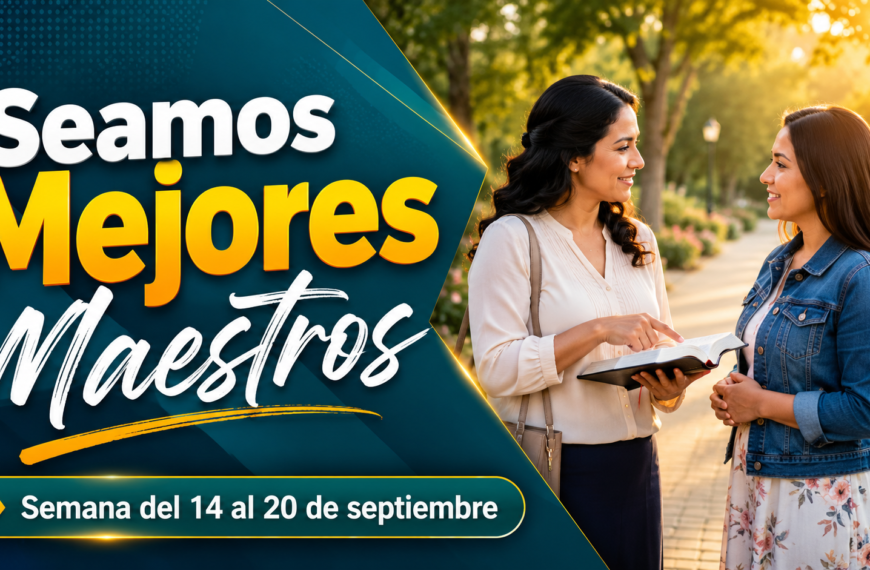 Seamos Mejores Maestros Seamos Mejores Maestros de la semana del 14 al 20 de septiembre