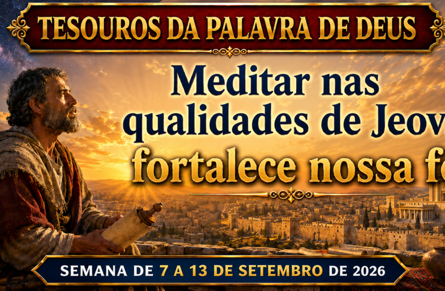 Tesoros de la Biblia del 7 al 13 de septiembre de 2026